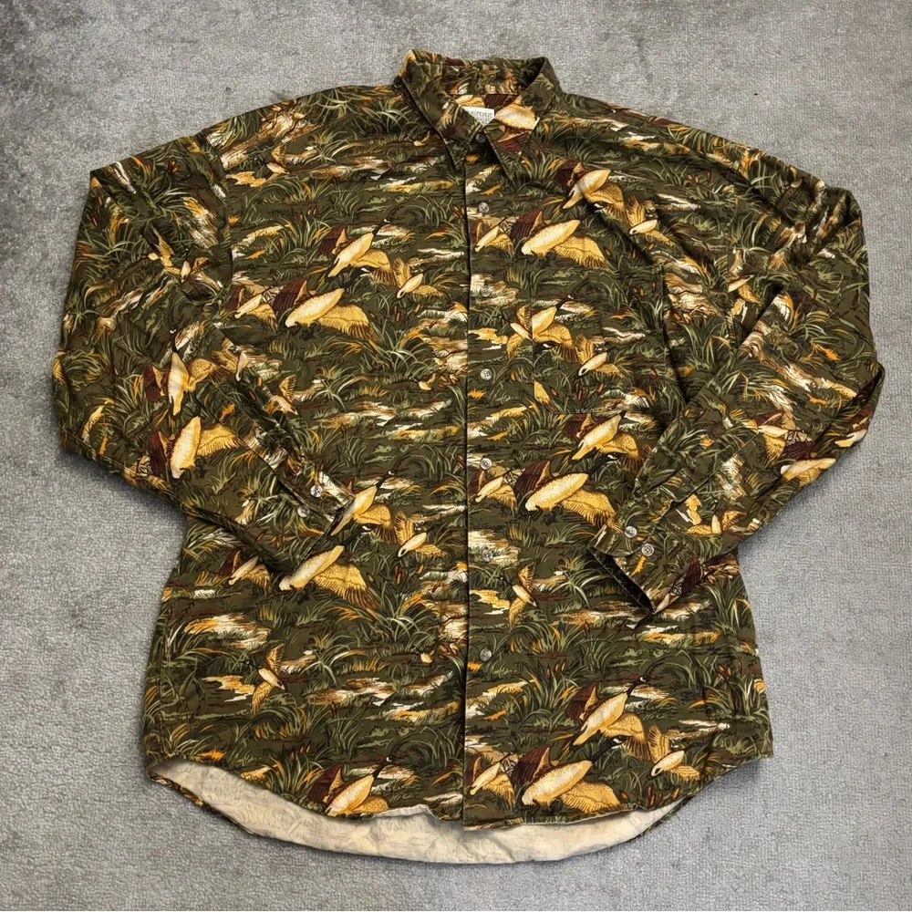 ❗️SOLD ❗️Banana Republic Safari Travel Cotton Flannel Button Down - Picture 1 of 7
